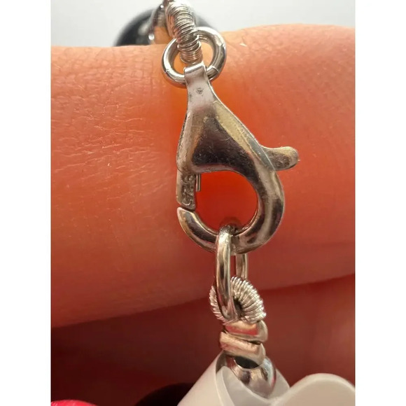 10mm Black Onyx necklace with sterling silver clasp *NEW* - Picture 8 of 11